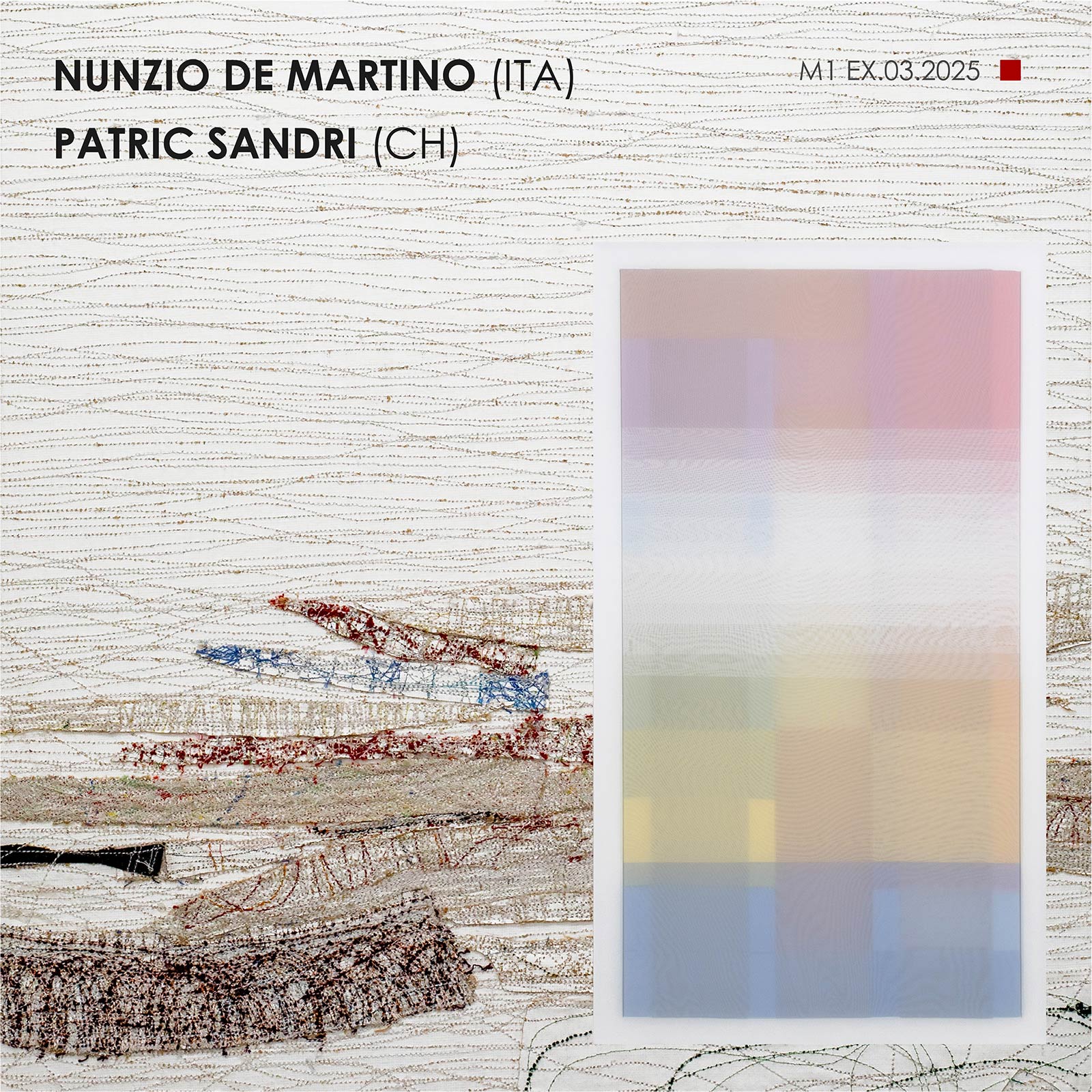 Galerie Mathias Mayr Nunzio De Martino, Patric Sandri